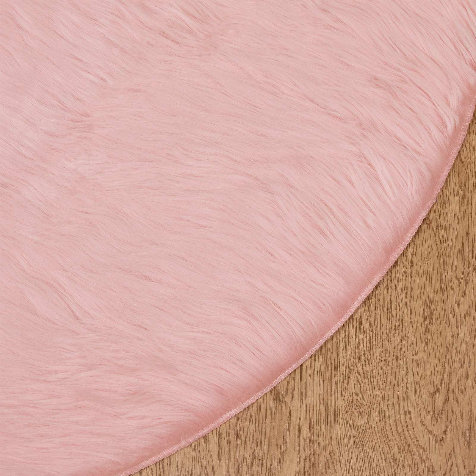 Tapijt van imitatie TAFALLA Roze Ø 200 cm Polyester