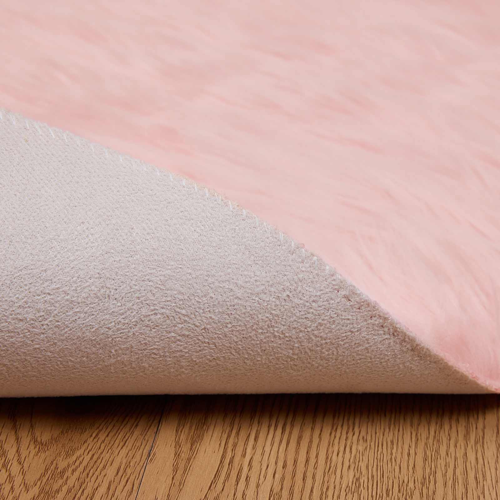 Tapijt van imitatie TAFALLA Roze Ø 200 cm Polyester