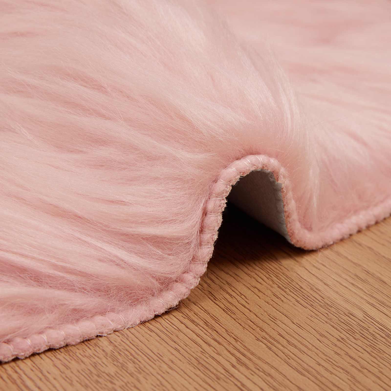 Tapijt van imitatie TAFALLA Roze 60 x 90 cm Polyester