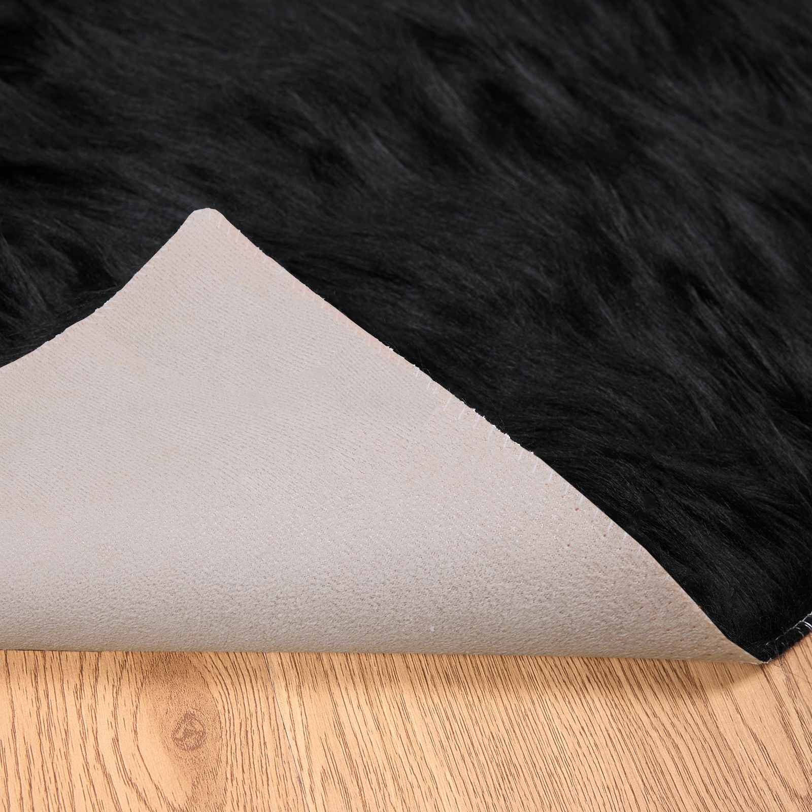 Tapijt van imitatie TAFALLA Zwart 80 x 200 cm Polyester