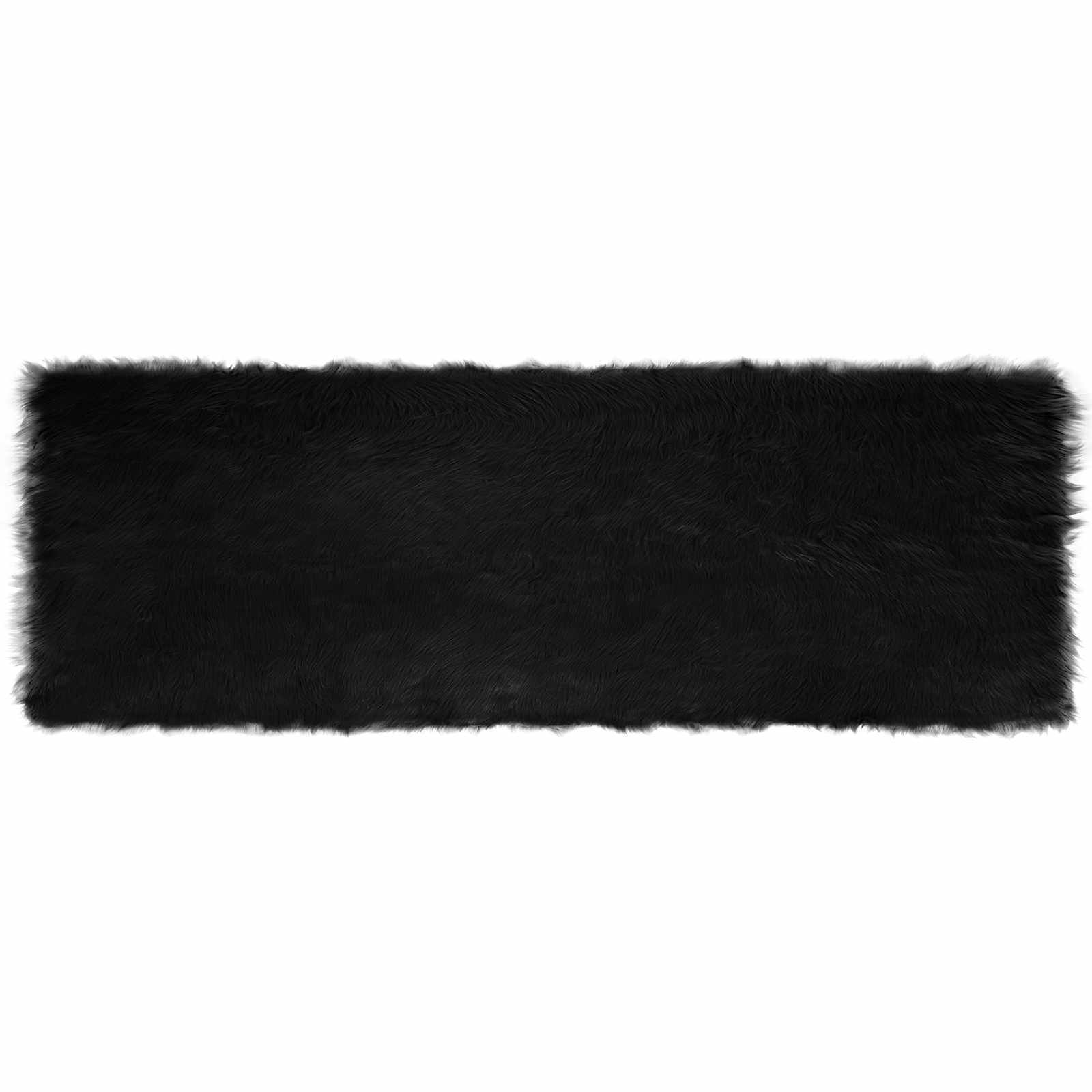 Tapijt van imitatie TAFALLA Zwart 80 x 250 cm Polyester