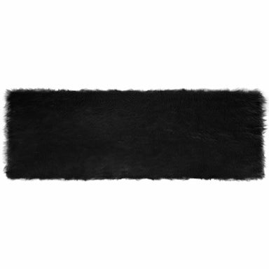 Tapijt van imitatie TAFALLA Zwart 80 x 250 cm Polyester