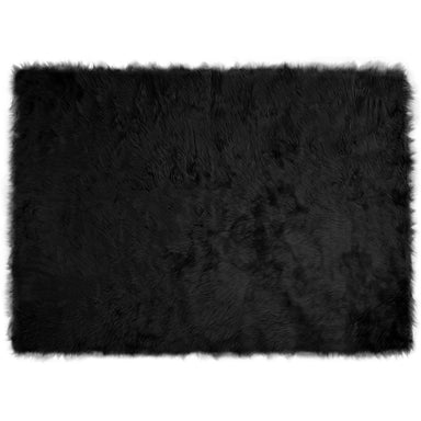 Tapijt van imitatie TAFALLA Zwart 120 x 170 cm Polyester
