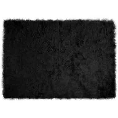 Tapijt van imitatie TAFALLA Zwart 140 x 200 cm Polyester