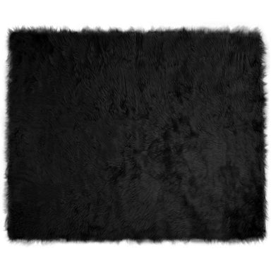 Tapijt van imitatie TAFALLA Zwart 200 x 280 cm Polyester