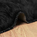 Tapijt van imitatie TAFALLA Zwart 240 x 240 cm Polyester