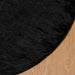 Tapijt van imitatie TAFALLA Zwart Ø 80 cm Polyester