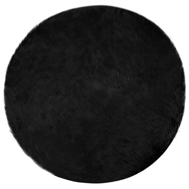 Tapijt van imitatie TAFALLA Zwart Ø 80 cm Polyester