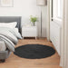 Tapijt van imitatie TAFALLA Zwart Ø 120 cm Polyester