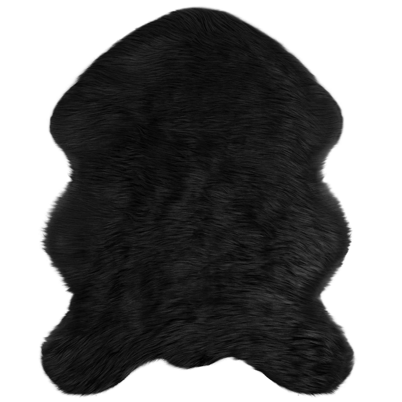 Tapijt van imitatie TAFALLA Zwart 50 x 80 cm Polyester