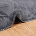 Tapijt van imitatie TAFALLA Antracietkleurig 80 x 200 cm