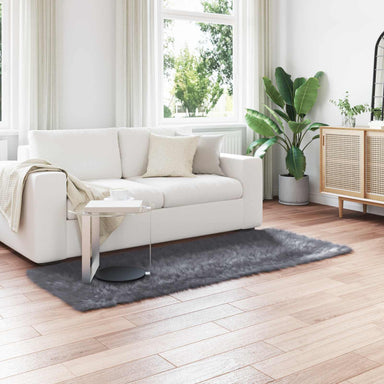 Tapijt van imitatie TAFALLA Antracietkleurig 80 x 200 cm