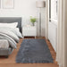Tapijt van imitatie TAFALLA Antracietkleurig 100 x 200 cm