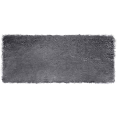 Tapijt van imitatie TAFALLA Antracietkleurig 100 x 200 cm