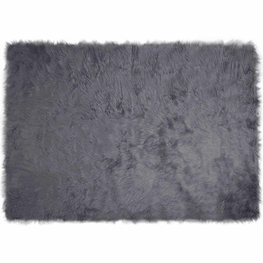 Tapijt van imitatie TAFALLA Antracietkleurig 140 x 200 cm
