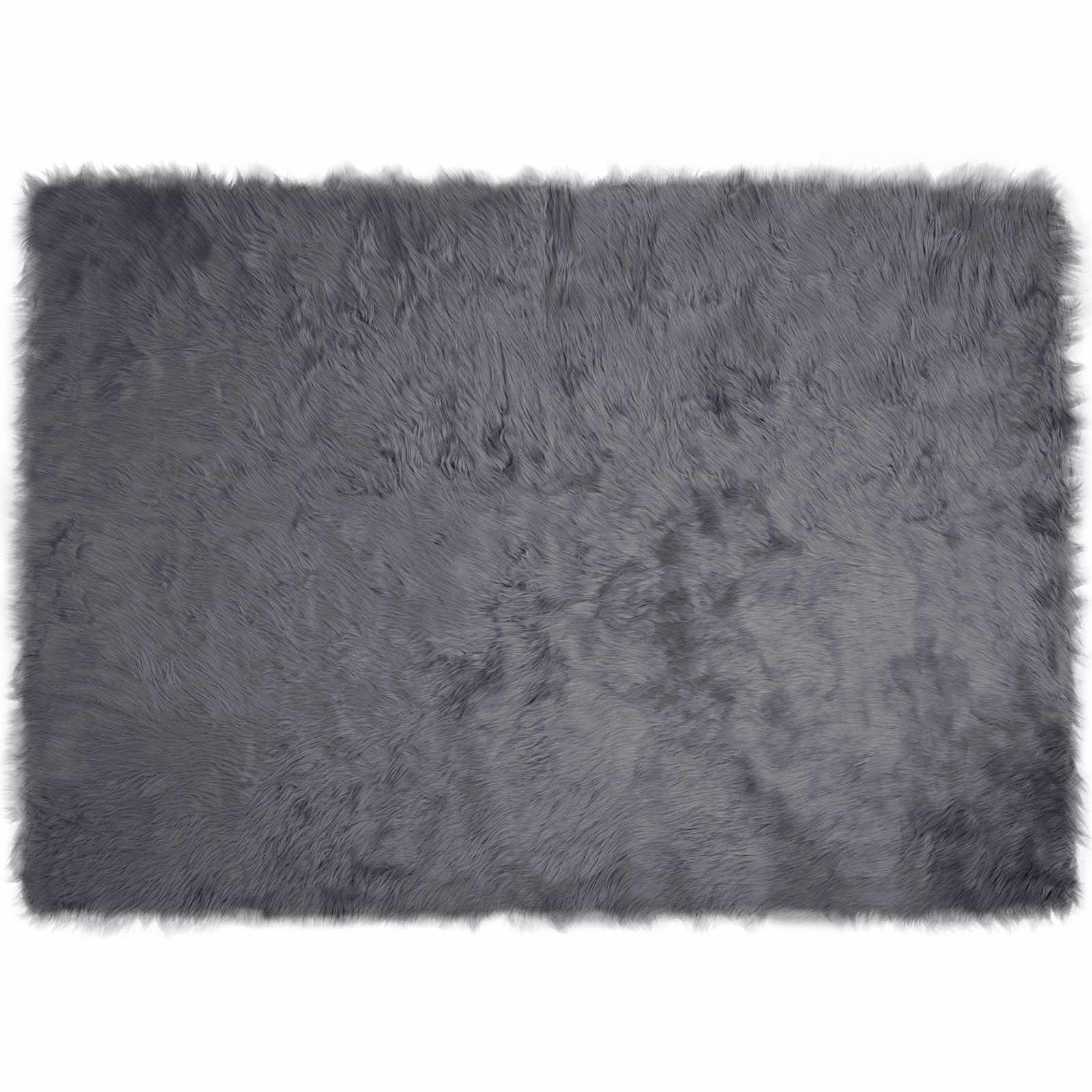 Tapijt van imitatie TAFALLA Antracietkleurig 160 x 230 cm