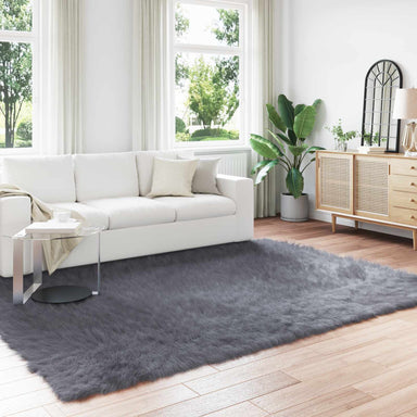 Tapijt van imitatie TAFALLA Antracietkleurig 200 x 280 cm