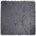 Tapijt van imitatie TAFALLA Antracietkleurig 120 x 120 cm