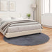 Tapijt van imitatie TAFALLA Antracietkleurig Ø 160 cm Polyester
