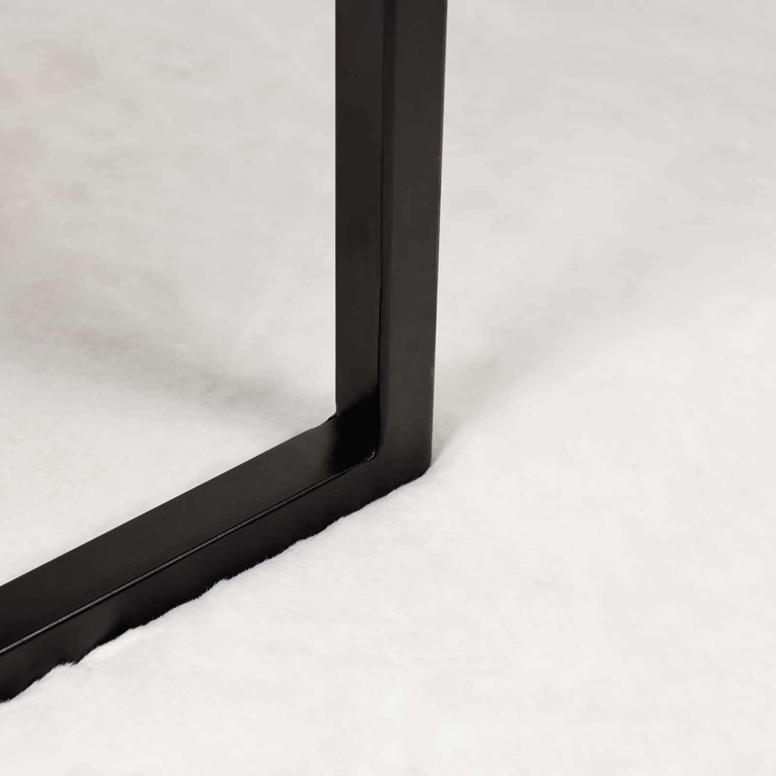 Antislip vloerkleed van imitatie konijnenbont OLITE Wit