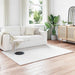Antislip vloerkleed van imitatie konijnenbont OLITE Wit