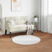 Antislip vloerkleed van imitatie konijnenbont OLITE Wit