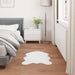 Antislip vloerkleed van imitatie konijnenbont OLITE Wit