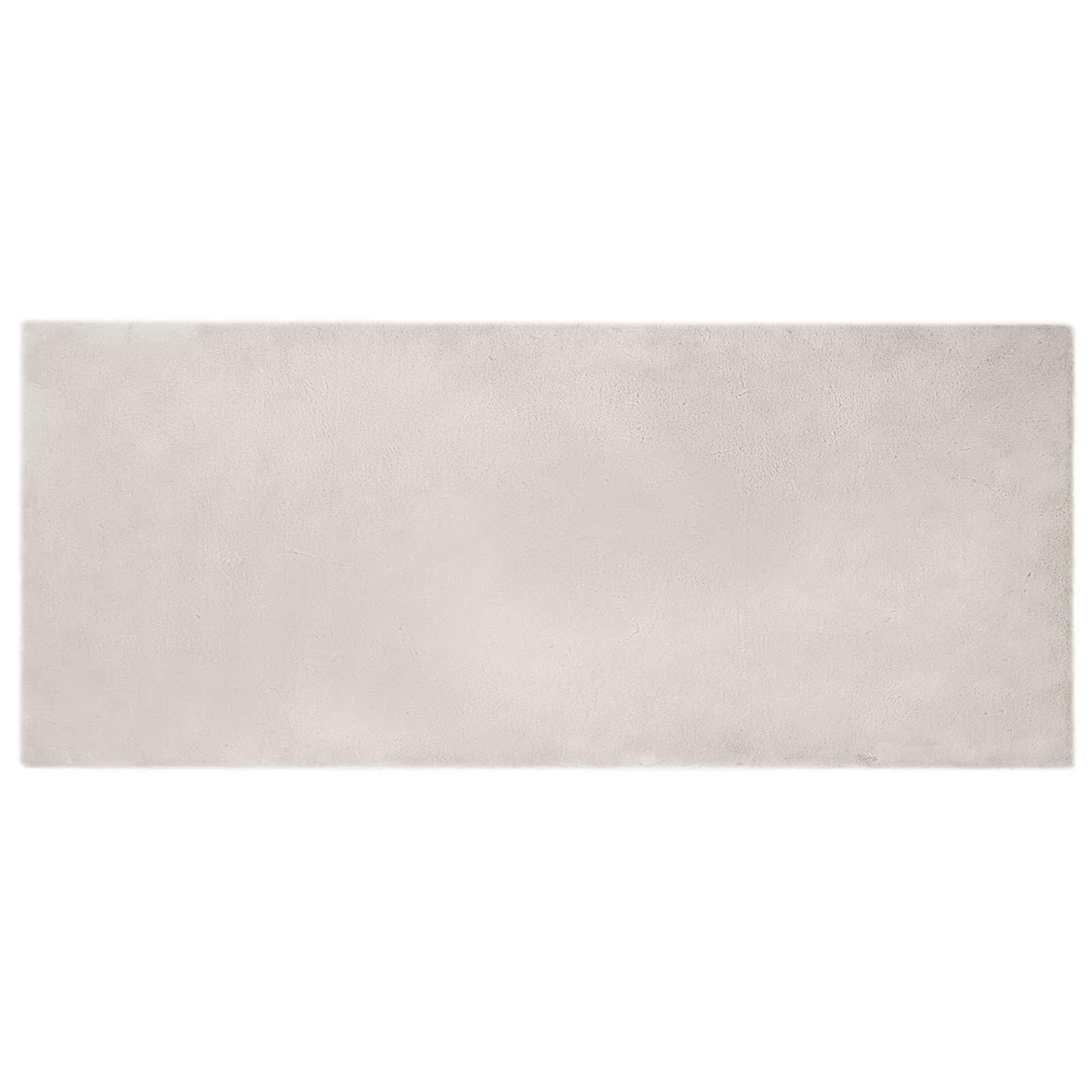 Antislip vloerkleed van imitatie konijnenbont OLITE Beige