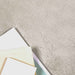 Antislip vloerkleed van imitatie konijnenbont OLITE Beige