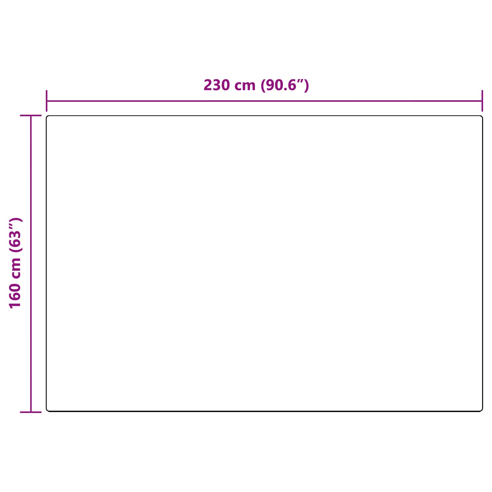 Antislip vloerkleed van imitatie konijnenbont OLITE Beige