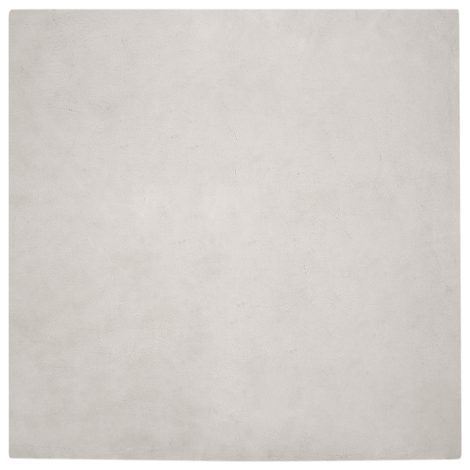 Antislip vloerkleed van imitatie konijnenbont OLITE Beige