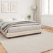 Antislip vloerkleed van imitatie konijnenbont OLITE Beige