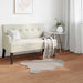 Antislip vloerkleed van imitatie konijnenbont OLITE Beige