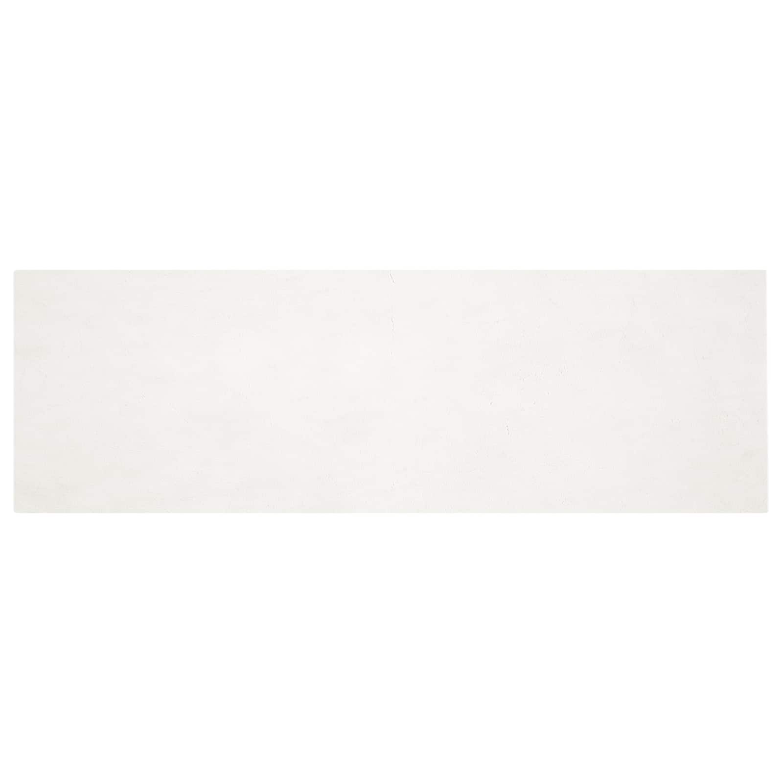 Antislip vloerkleed van imitatie konijnenbont OLITE 80 x 250 cm