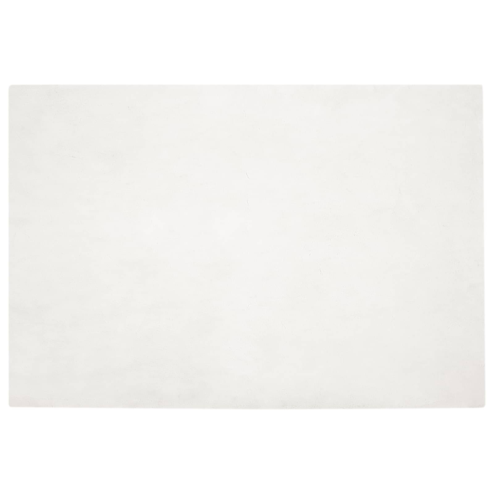 Antislip vloerkleed van imitatie konijnenbont OLITE Polyester