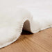 Antislip vloerkleed van imitatie konijnenbont OLITE Polyester
