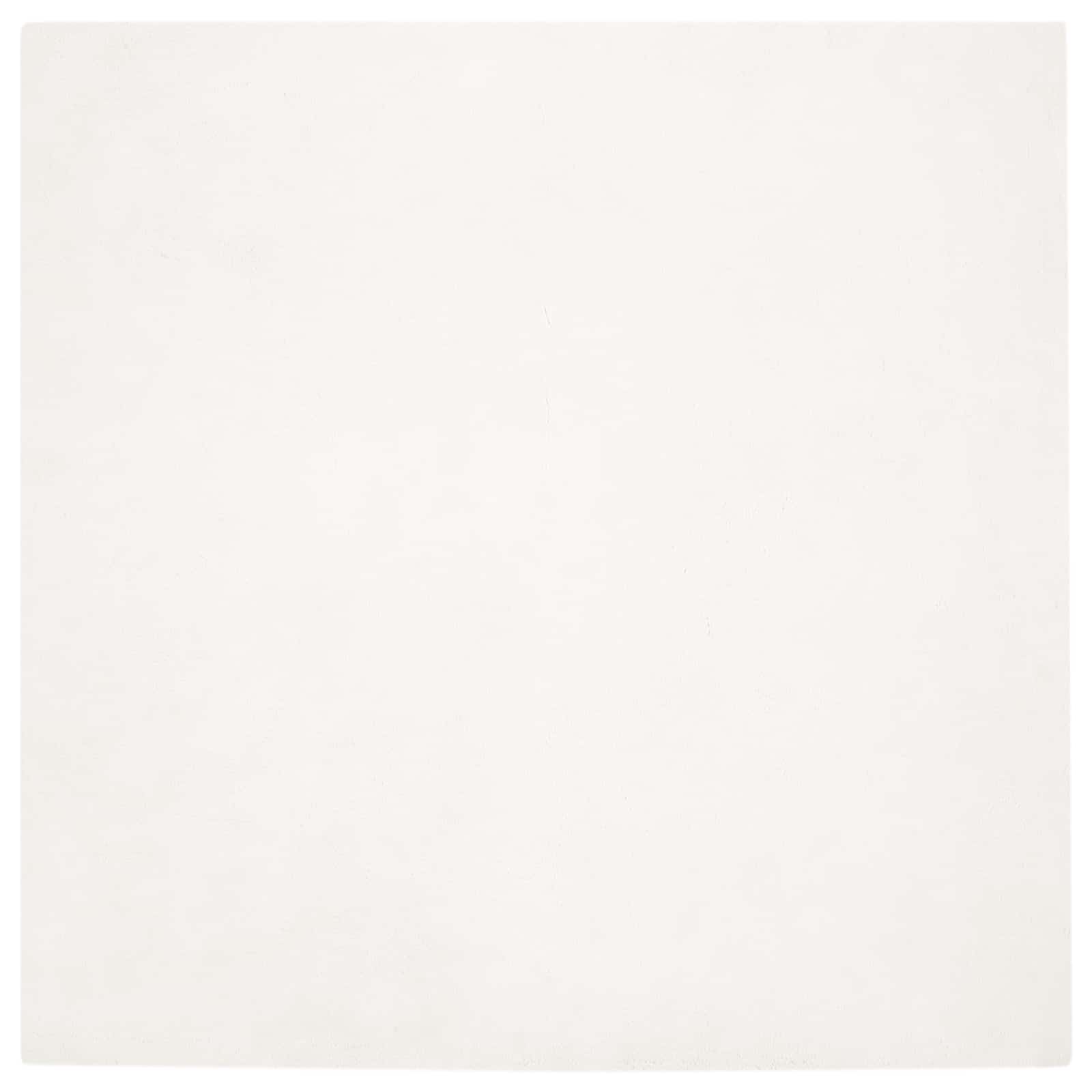 Antislip vloerkleed van imitatie konijnenbont OLITE Polyester