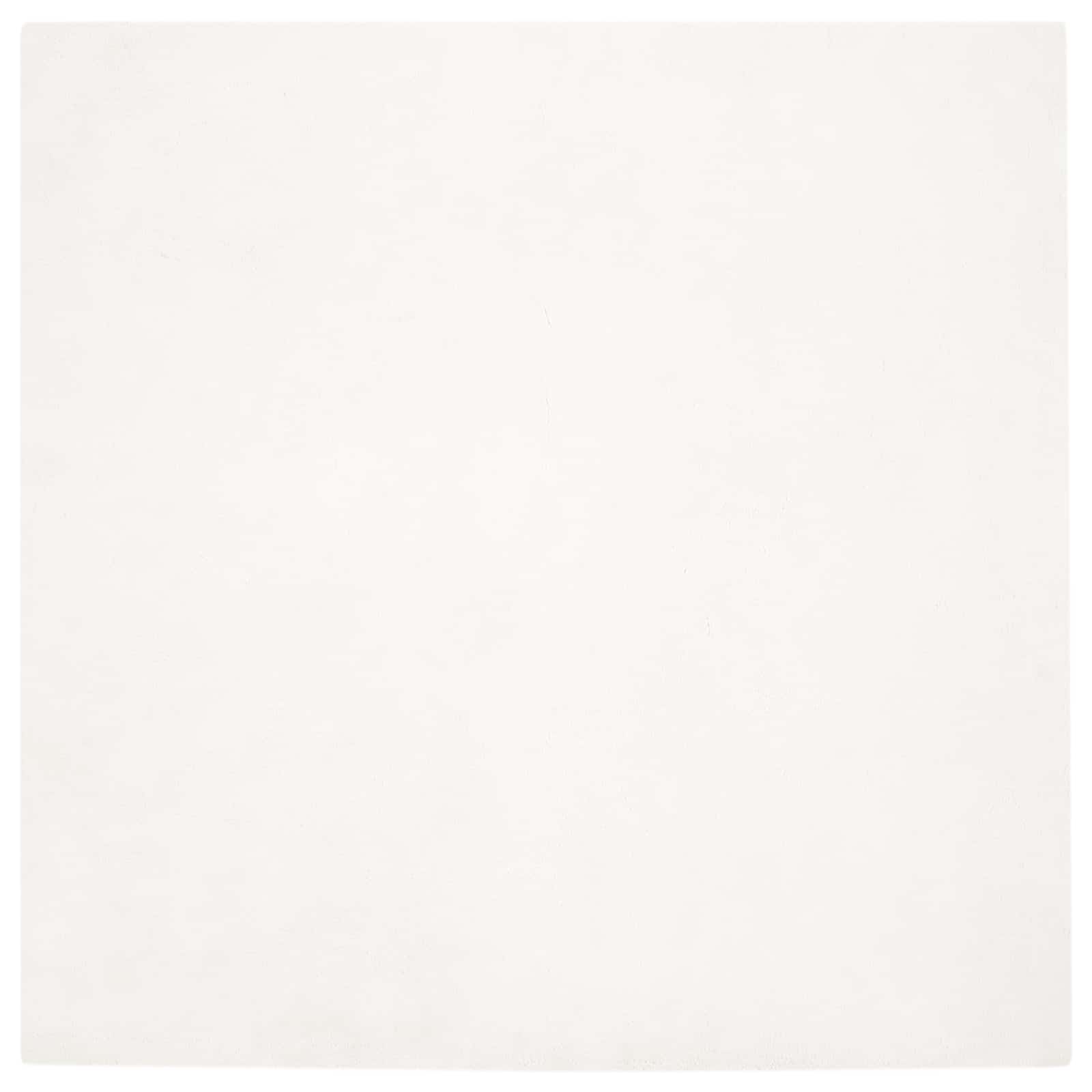 Antislip vloerkleed van imitatie konijnenbont OLITE Polyester