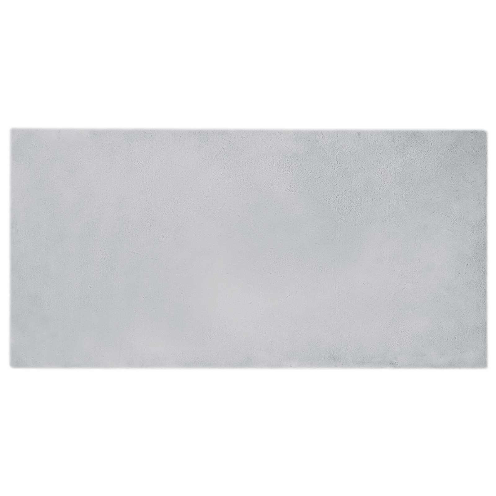 Antislip vloerkleed van imitatie konijnenbont OLITE Grijs