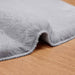 Antislip vloerkleed van imitatie konijnenbont OLITE Grijs