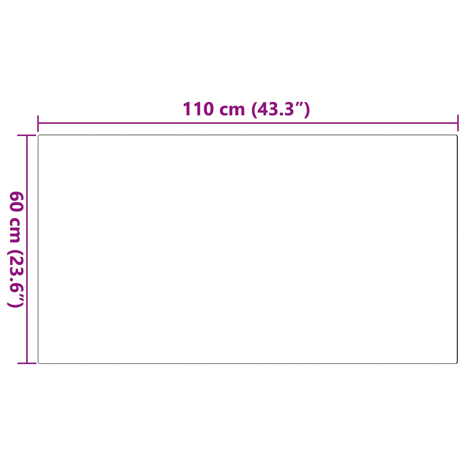 Antislip vloerkleed van imitatie konijnenbont OLITE Roze