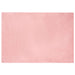 Antislip vloerkleed van imitatie konijnenbont OLITE Roze