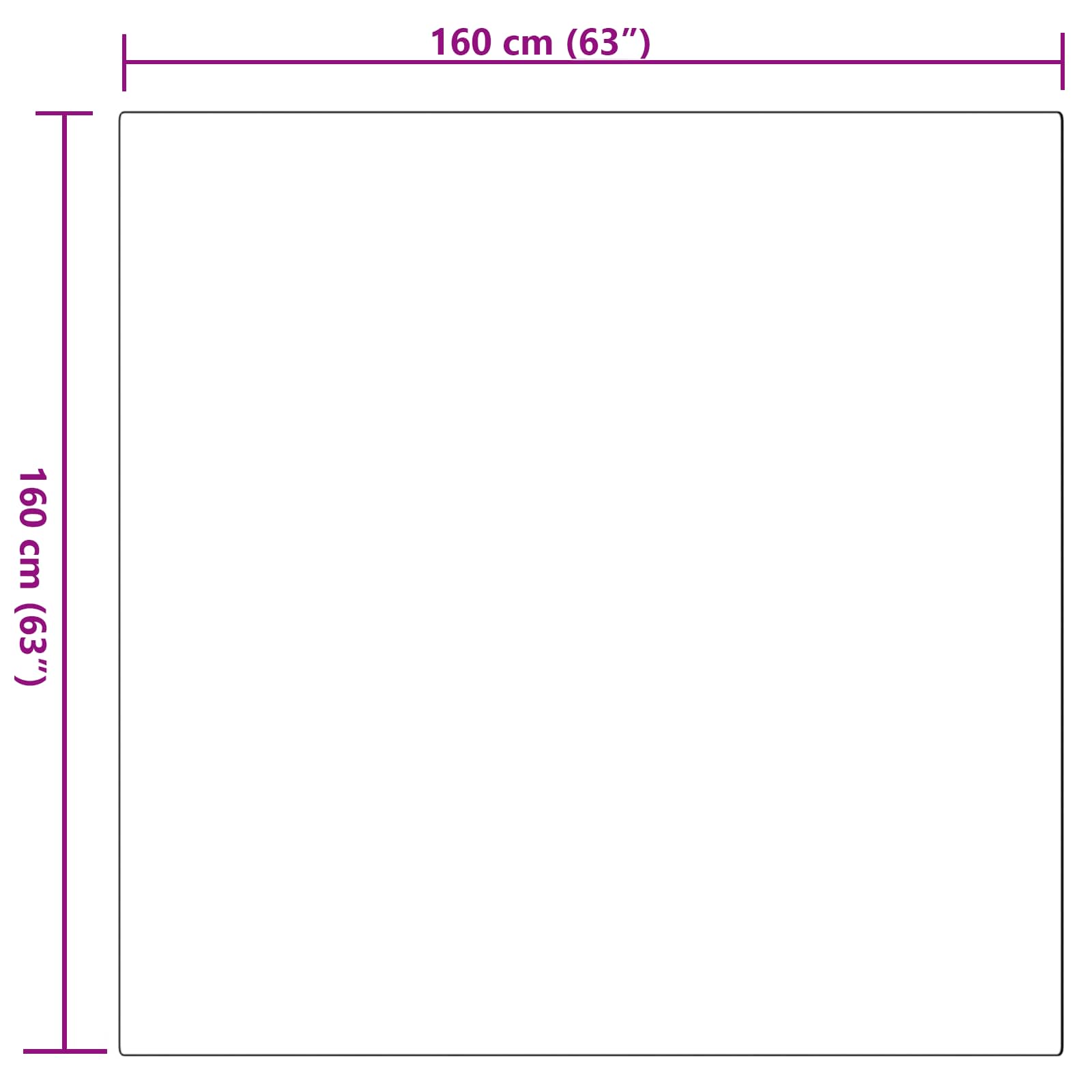 Antislip vloerkleed van imitatie konijnenbont OLITE Roze