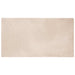 Antislip vloerkleed van imitatie konijnenbont OLITE Taupe