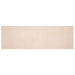 Antislip vloerkleed van imitatie konijnenbont OLITE Taupe