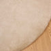 Antislip vloerkleed van imitatie konijnenbont OLITE Taupe