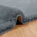 Antislip vloerkleed van imitatie konijnenbont OLITE 60 x 110 cm