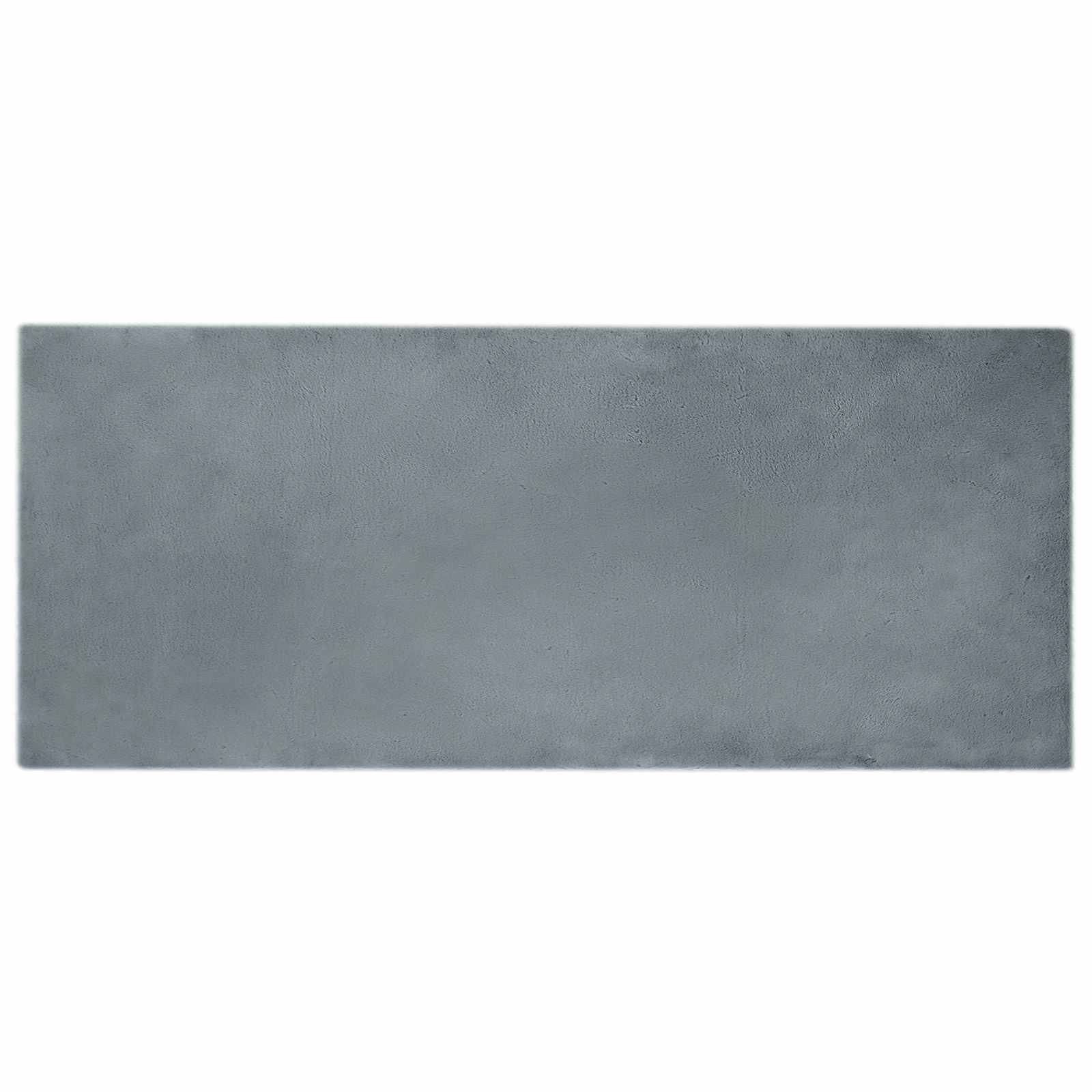Antislip vloerkleed van imitatie konijnenbont OLITE 80 x 200 cm