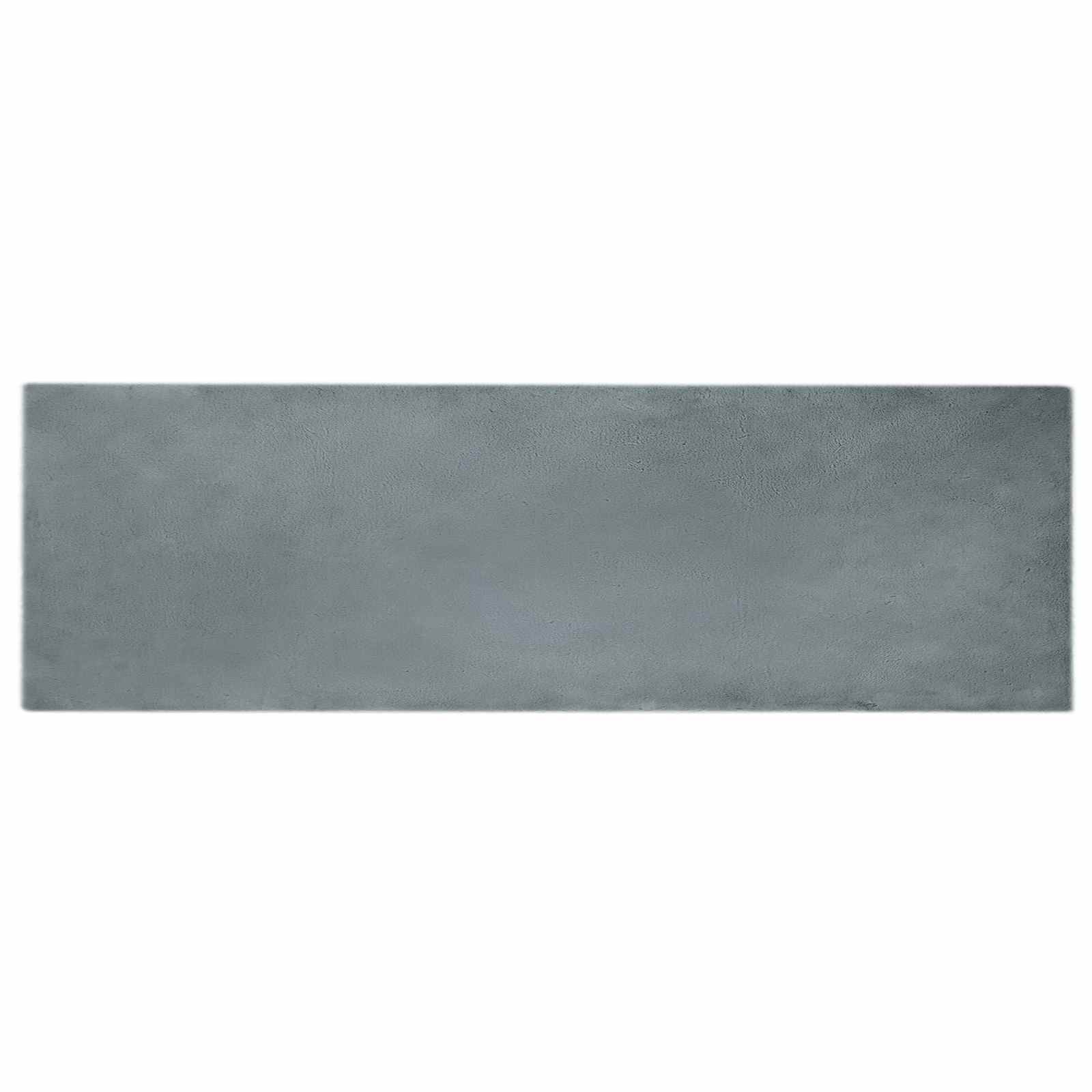 Antislip vloerkleed van imitatie konijnenbont OLITE 80 x 250 cm