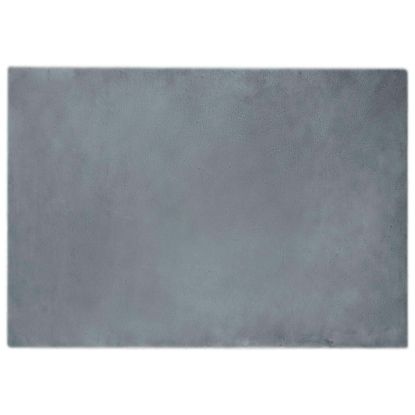 Antislip vloerkleed van imitatie konijnenbont OLITE Polyester